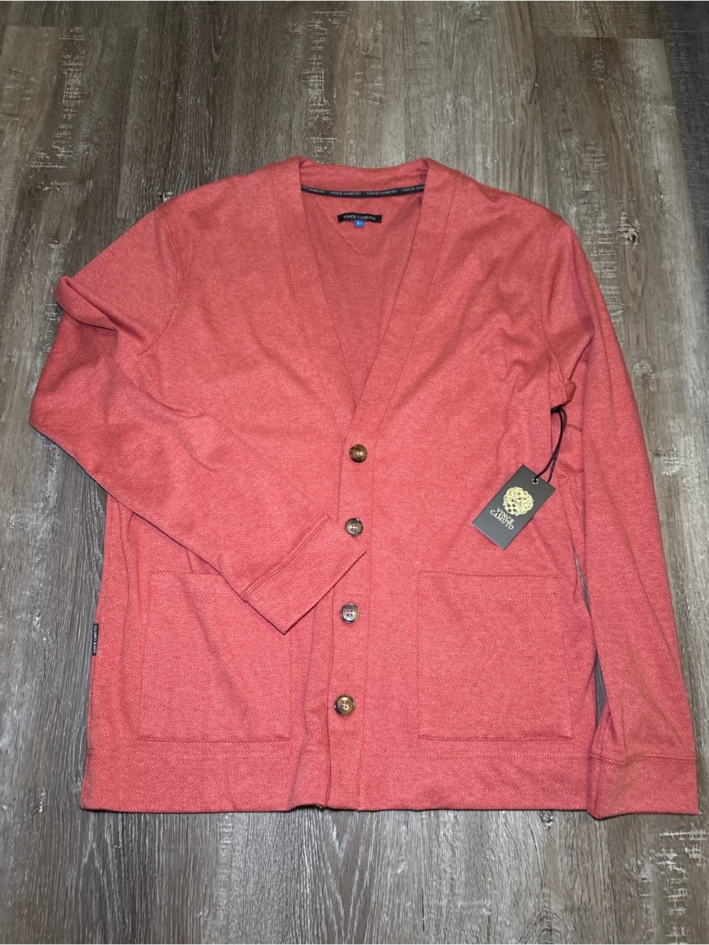 Vince Camuto Coral Knit Cardigan